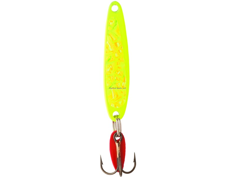 Bay de Noc 3YELLOWICE Swedish Pimple Jigging Lure, 1-1/2" 1/5oz Crushed