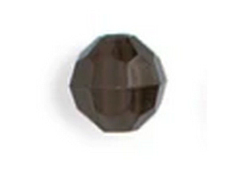 Fish Eye Tackle Bead Faceted 6MM Plastic Black