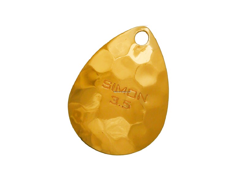 Hawken SSBH35004 Simon Spinner Blade 3.5 Hex - Gold (2 ct)