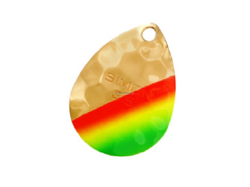 Hawken SSBH35005 Simon Spinner Blade 3.5 Hex - Mex Hat, Gold, (2 ct)