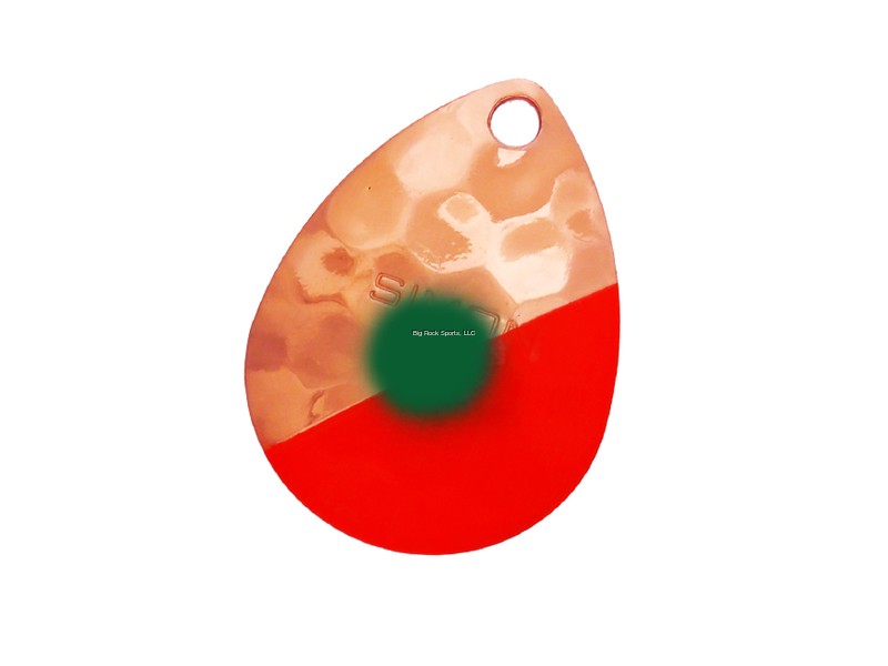 Hawken SSBH35022 Simon Spinner Blade 3.5 Hex - Slash Flame Green Dot