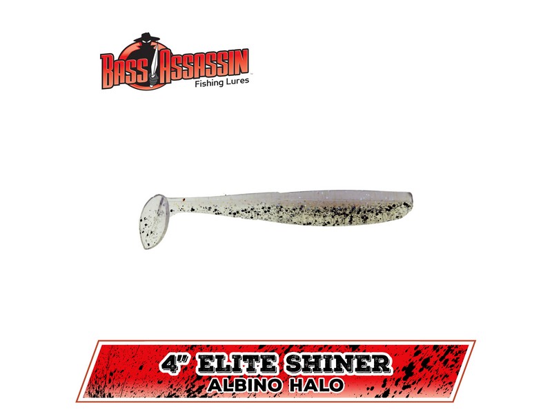 Bass Assassin Swimbait 4" Albino Halo