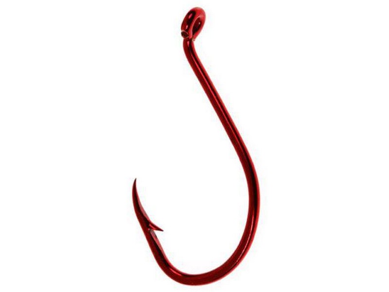 Gamakatsu 225311-25 Big River Bait Hook, Size 1/0, Needle Point, Wide Gap,