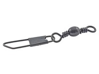 Danielson 1700SPBLK1/0 Swivel w/Safety Snap Single Bag Black Size 1/0 2pk