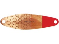 Luhr Jensen Needlefish Trolling Spoon, 1 1/2", 1/16 oz, Copper & Red Head