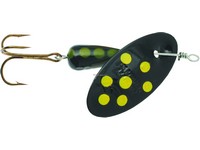 Panther Martin 6PMSP-B In-Line Spinner, #6, 1/4 oz, Spotted Black