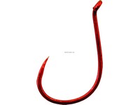 Gamakatsu 75308 Octopus Hook, Size 4, Barbless, Needle Point, Offset, Ringed