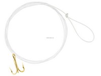 Danielson HTTG-16 Snelled Hook Gold Treble Size 16