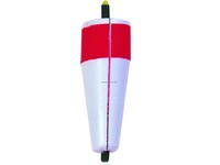 Billy Boy M80-4RW Slotted Unweighted Popping Float 4" Red/White 2Pk
