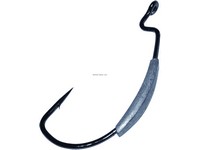 Gamakatsu 74413-1/8 Superline Weighted Worm Hook, Size 3/0, 1/8 oz, Needle