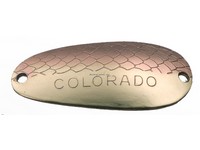 Thomas Colorado Wobbler Spoon, 1 1/4", 1/6 oz, Copper/Gold