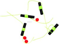Thill BS040 Bobber Stops Beads Fluorescent Yellow