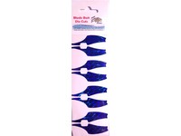 Fish Eye Tackle Blade Decal Medium 5pk Blue Hologram Prism Fluorescent
