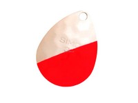 Hawken SSBH35019 Simon Spinner Blade 3.5 Hex - White/Red, (Coast Guard),