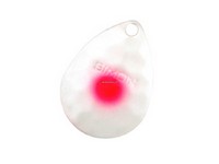 Simon SSBH35024 Spinner Blade 3.5 Hex- Gold - Pearl White Pink Dot (2ct)