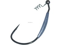Gamakatsu 296415-3/16 Superline Weighted Worm Hook with Spring Lock, Size