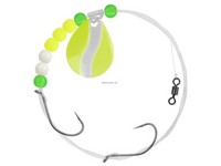 Apex Waly Spin Rig #4 White/Chartreuse