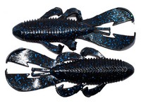 Googan Baits GBB-BLB Bandito Bug, Black Blue Flake