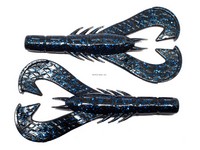 Googan Baits GKC-BLB Krackin' Craw, Black Blue Flake