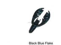 NetBait Paca Chunk, 3", Black/Blue Flake, 6/Pack