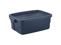 Rubbermaid Roughneck 10 gal Navy Storage Box 8.875 in. H X 15.875 in. W X