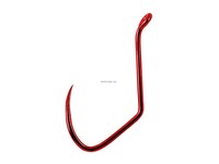 Matzuo 141062-1/0 Octopus Sickle Hook Red Chrome 1/0 25pk