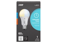 Feit Electric Intellibulb A19 E26 (Medium) LED Bulb Soft White 60 W 1 pk