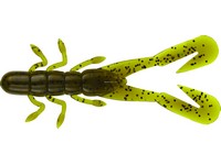 Mister Twister 4BB10-15BK Buzz Bug, 4" Green Pumpkin 10/Pack