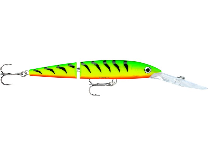 Rapala JDHJ12FT Jointed Deep Husky Jerk, 4 3/4", 1/2 oz, Firetiger,