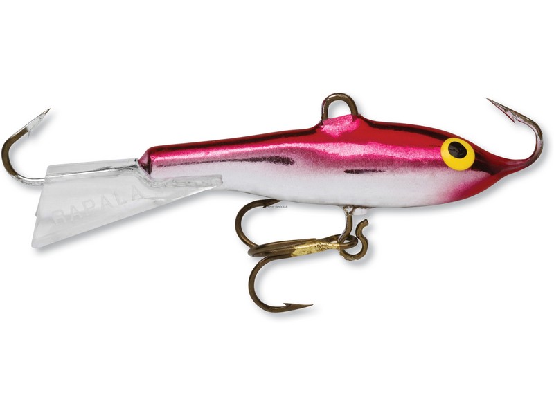 Rapala W7CHR Jigging Rap Vertical Jigging Lure 2-3/4" 5/8 oz Chrome Red
