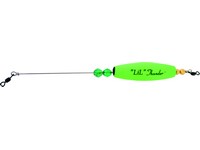 Precision Tackle 15202 Lil' Thunder Cigar 2.5" Weighted Green 2Pk