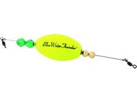 Precision Tackle 16403 Blue Water Thunder Oval 2.5" Weighted Yellow