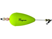 Precision Tackle 18003 Cajun Thunder Magnum Pear 4" Weighted Yellow