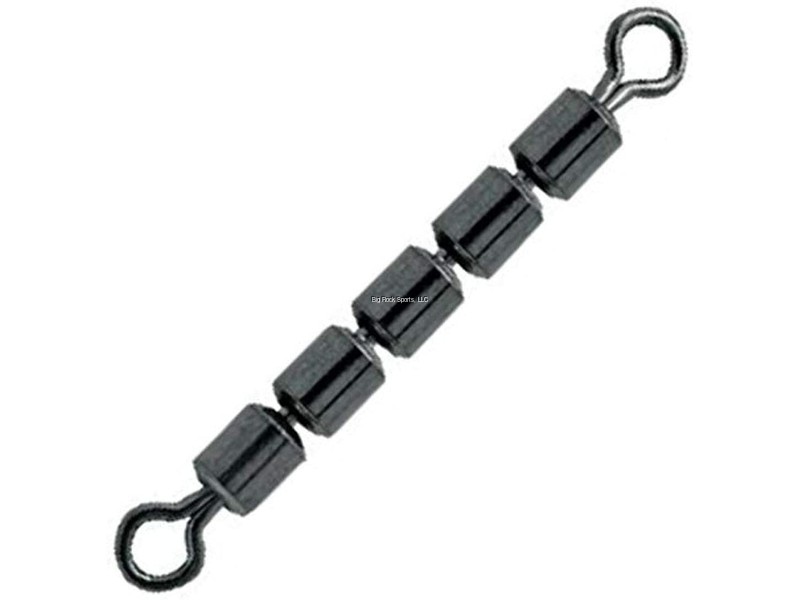 Pucci Rolling Swivels 5 Bead Chain Black #3 5pkg