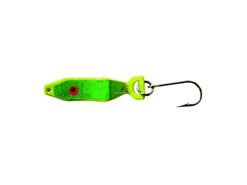 Mack's Lure Hum Dinger 1/8oz Chartreuse/Green Glitter