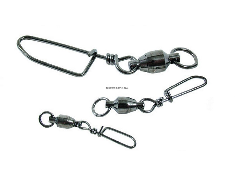 Spro Ball Bearing Swivel w/Coastlock Snap 200lb Black