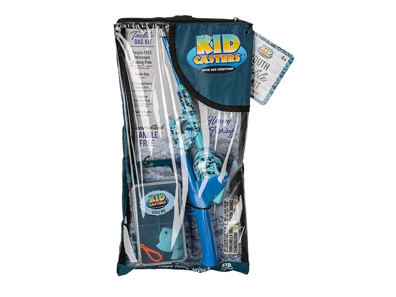 Kid Casters Blue Spincast/Tackle Bag Kit