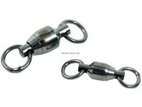 Spro Ball Bearing swivel 2 Weld Ring 300lb Black 2pk