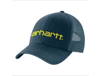 Carhartt Canvas Mash-Back Logo Hat Navy