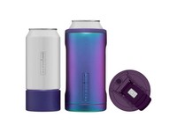 BruMate Hopsulator 16 oz Trio Dark Aura BPA Free Can Insulator