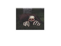 Fun World Lite Up Skele-Peeper Grave Breaker Halloween Decor