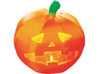 Mindscope Jabberin' Jack 5 ft. Prelit Halloween Pumpkin Inflatable