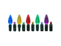 Celebrations Platinum LED C6 Multicolored 50 ct String Christmas Lights 25