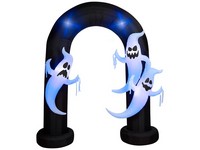 Gemmy 9 ft. LED Prelit Archway Trio Ghost Inflatable