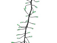 Celebrations LED Big Seed Cluster Green 250 ct String Christmas Lights