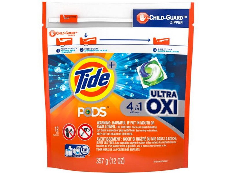 Tide Oxi Original Scent Laundry Detergent Pod 12 pk