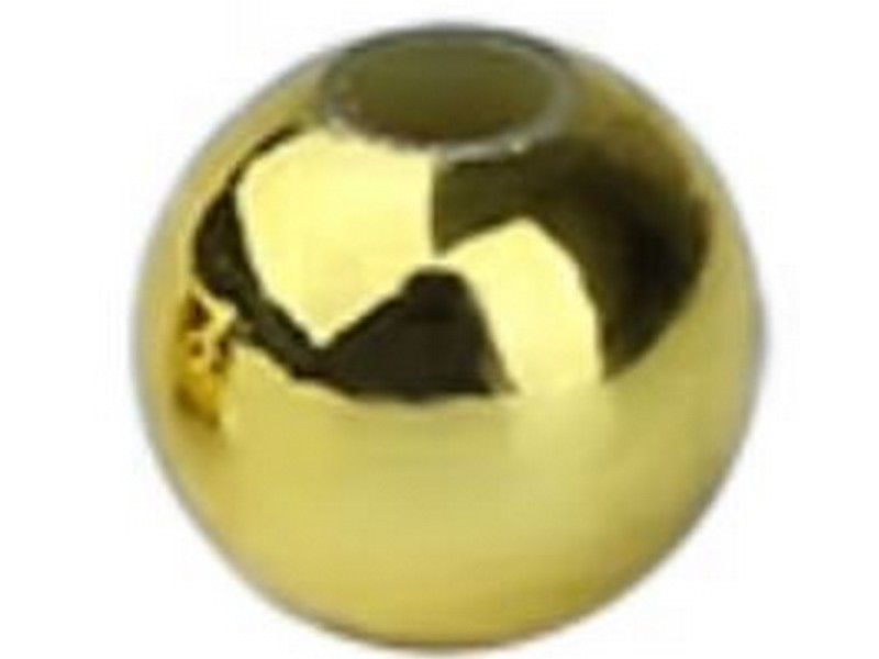 Fish Eye Tackle Bead 6MM Plastic Gold
