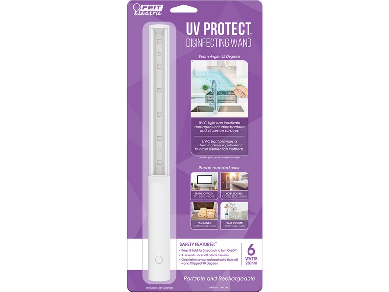 Feit Electric UV Protect Sterilizing Wand White 6 W 1 pk