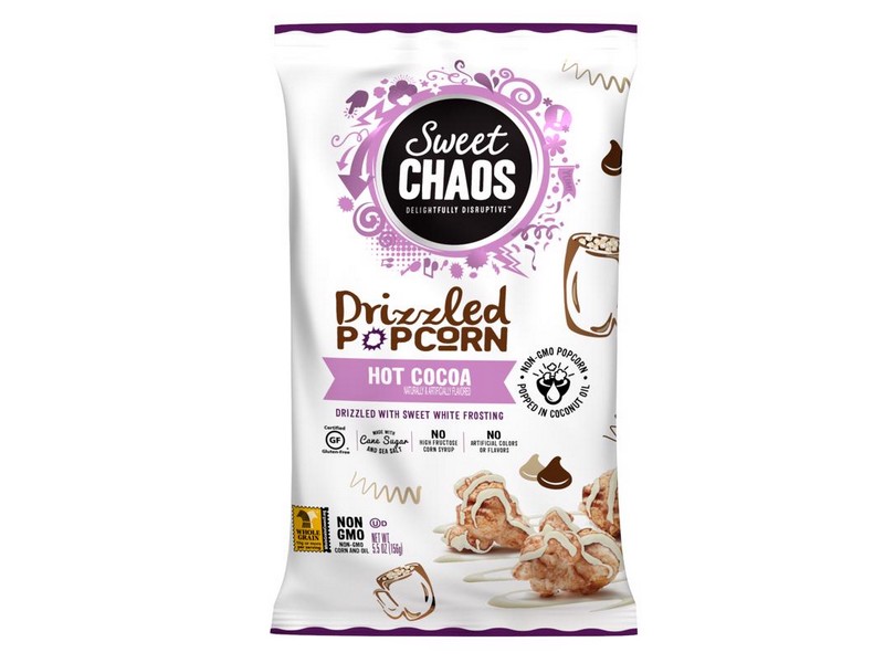 Sweet Chaos Hot Cocoa Drizzled Popcorn 5.5 oz