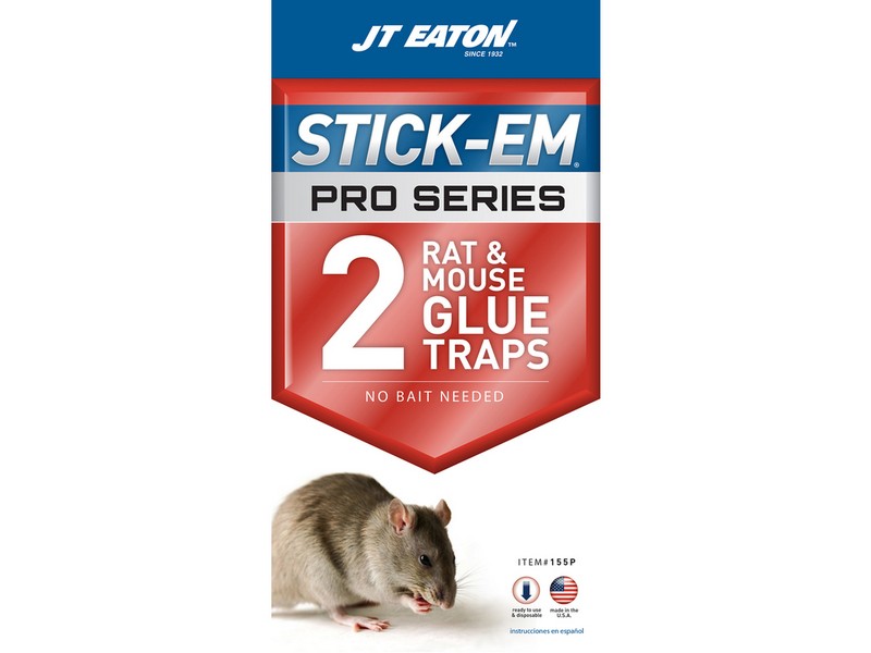 JT Eaton Stick-Em Pro Series Glue Trap For Rodents 2 pk